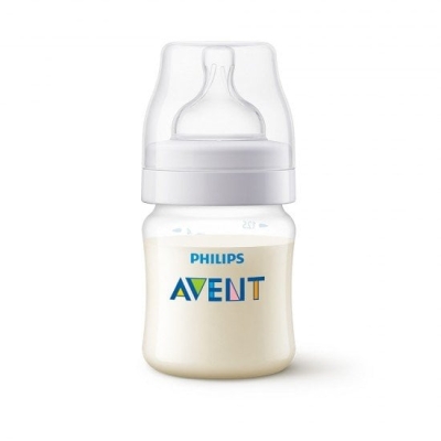 Avent - Шише за хранене Anti-Colic 125 мл, с биберон със сила на потока 1, 0м+
