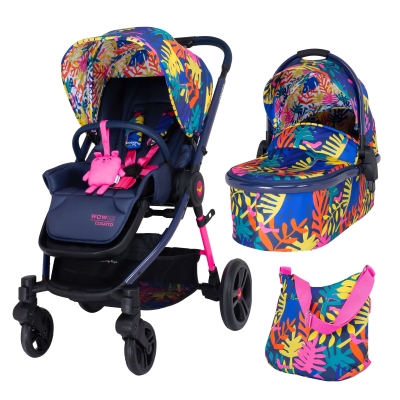 Бебешка количка 2в1 Cosatto CT4524B WOWEE Club Tropicana + чанта