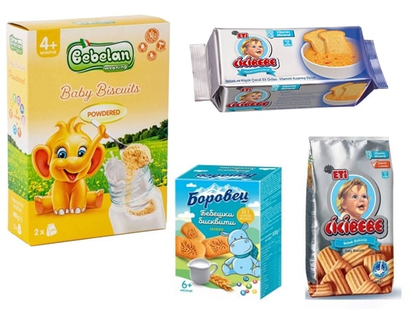 Бисквити, вафлички, сухари