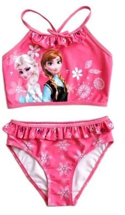 Детски бански 2ч Frozen розов
