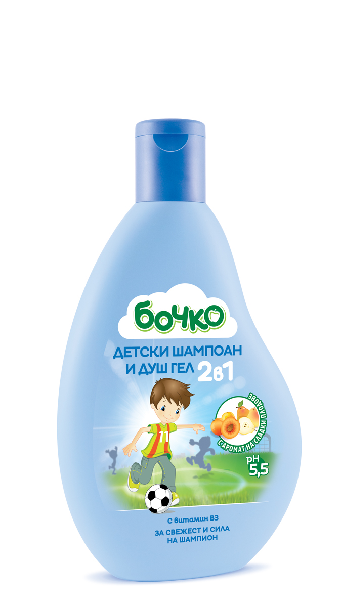Бочко-Шампоан с балсам 2в1 с витамин В3 250ml