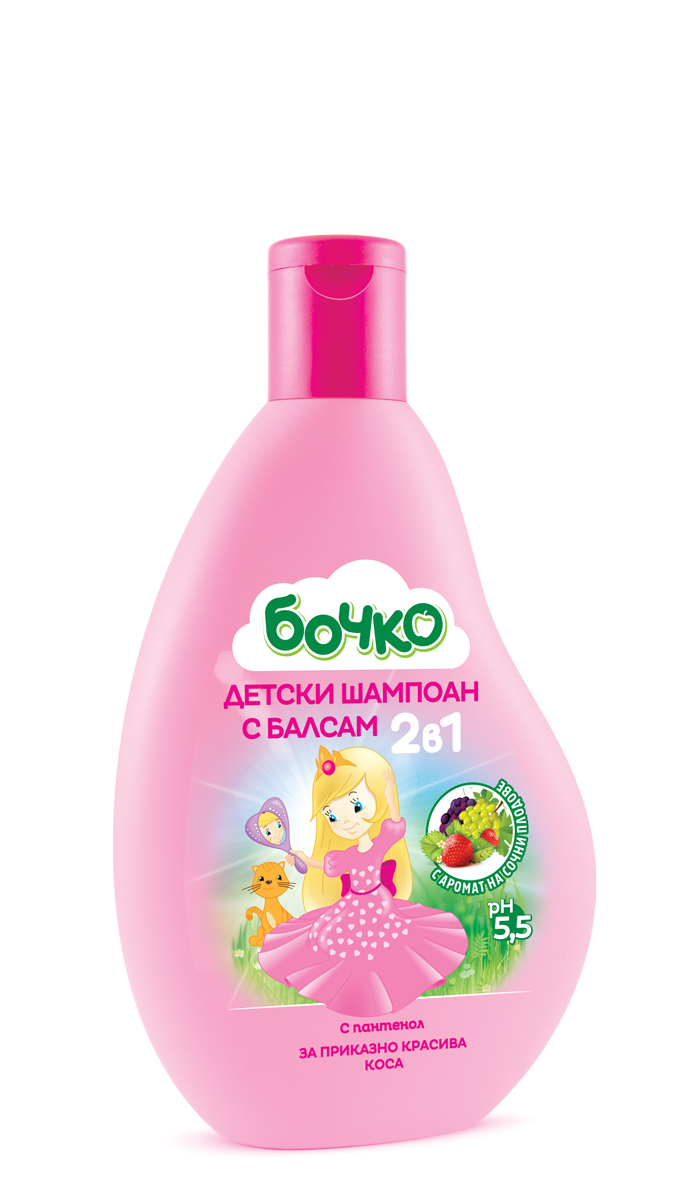 Бочко-Шампоан с балсам 2в1 с пантенол 250ml
