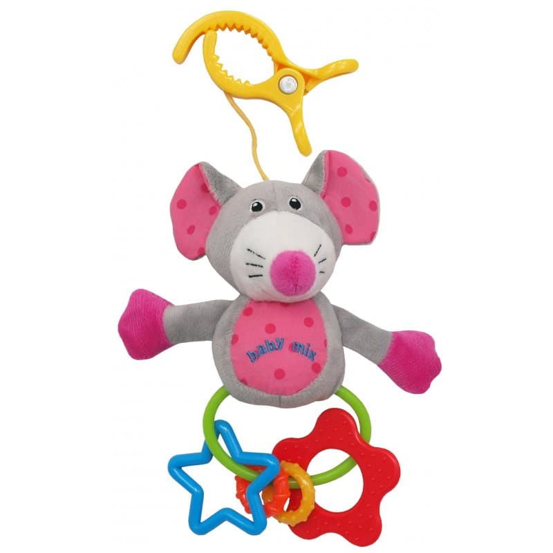 Baby Mix-плюшена играчка с клипс Мишка