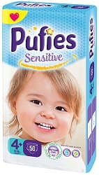Pufies Sensitive maxi4+ 9-20кг 50 бр
