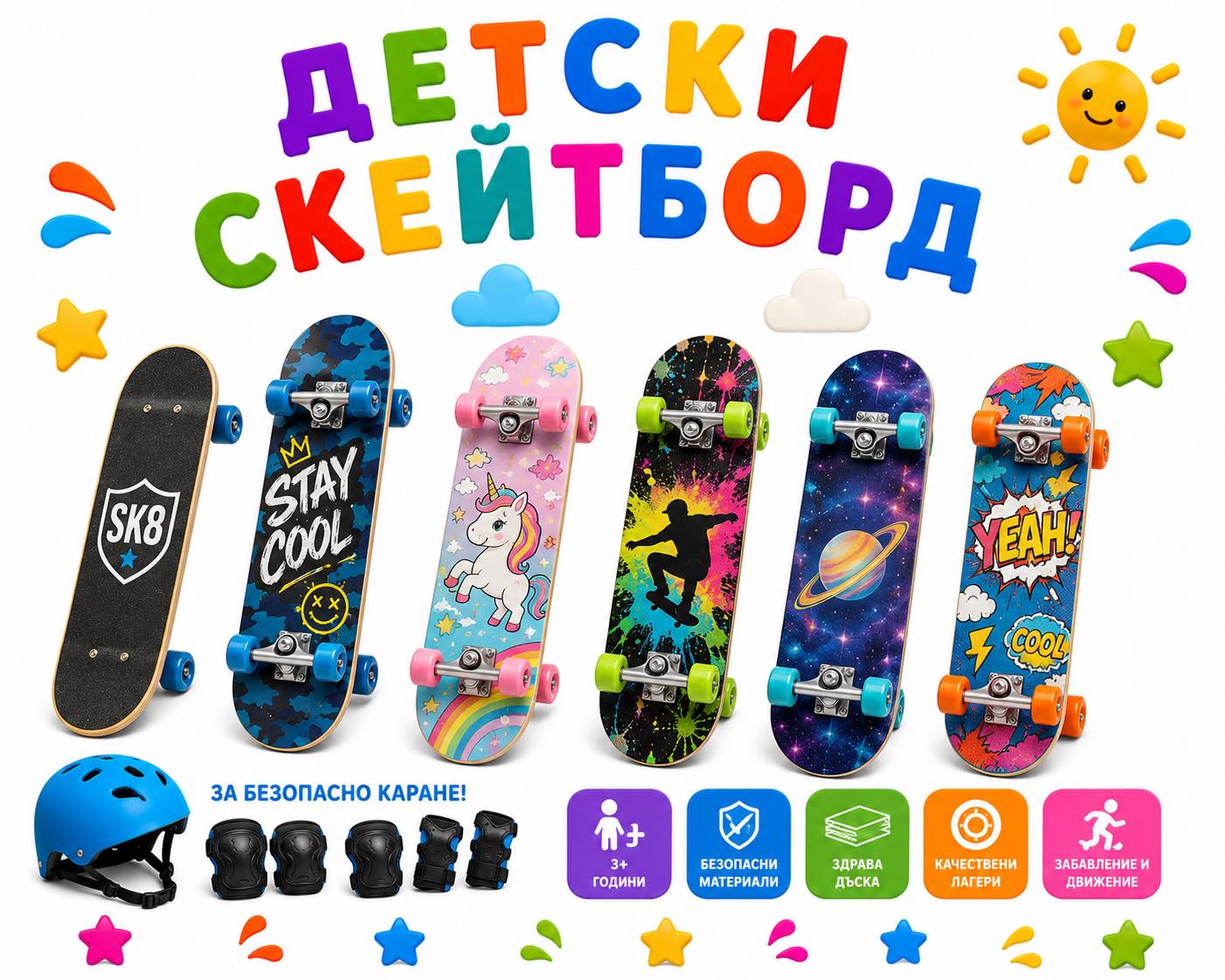 Детски скейтборд