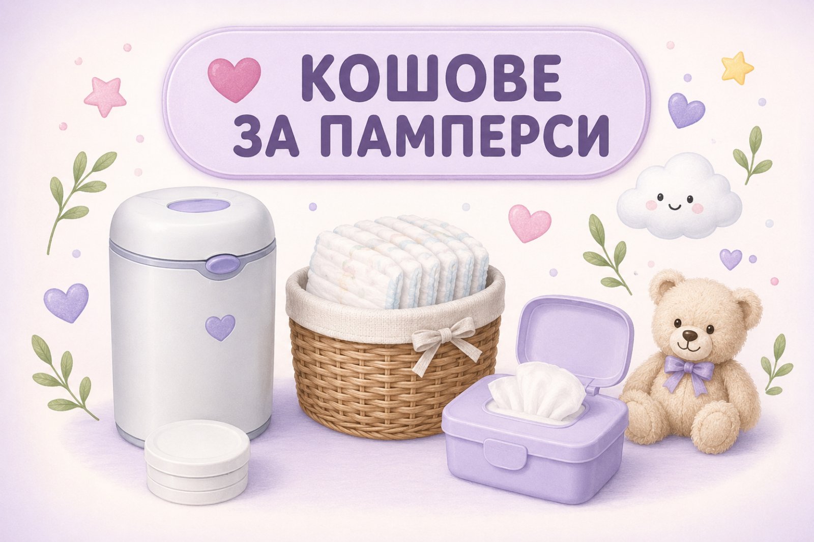 Кошове за памперси 