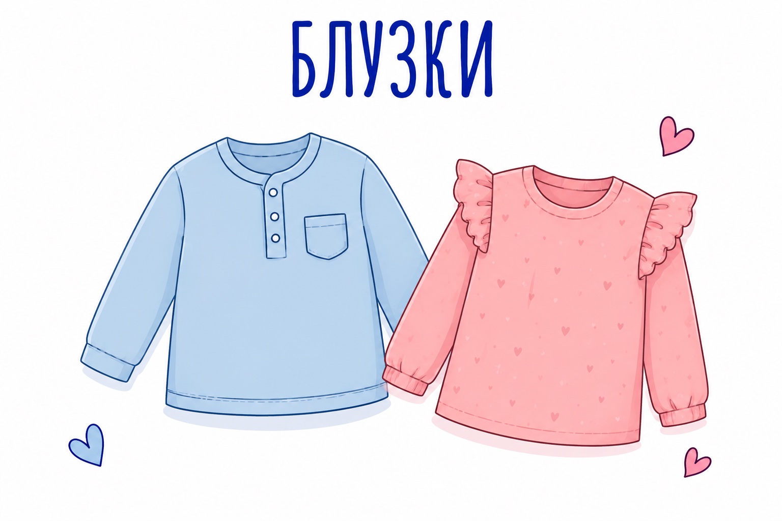 Блузки