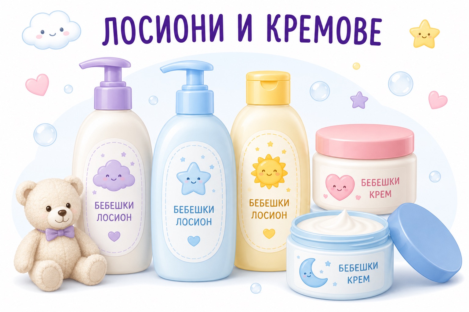 Лосиони, кремове