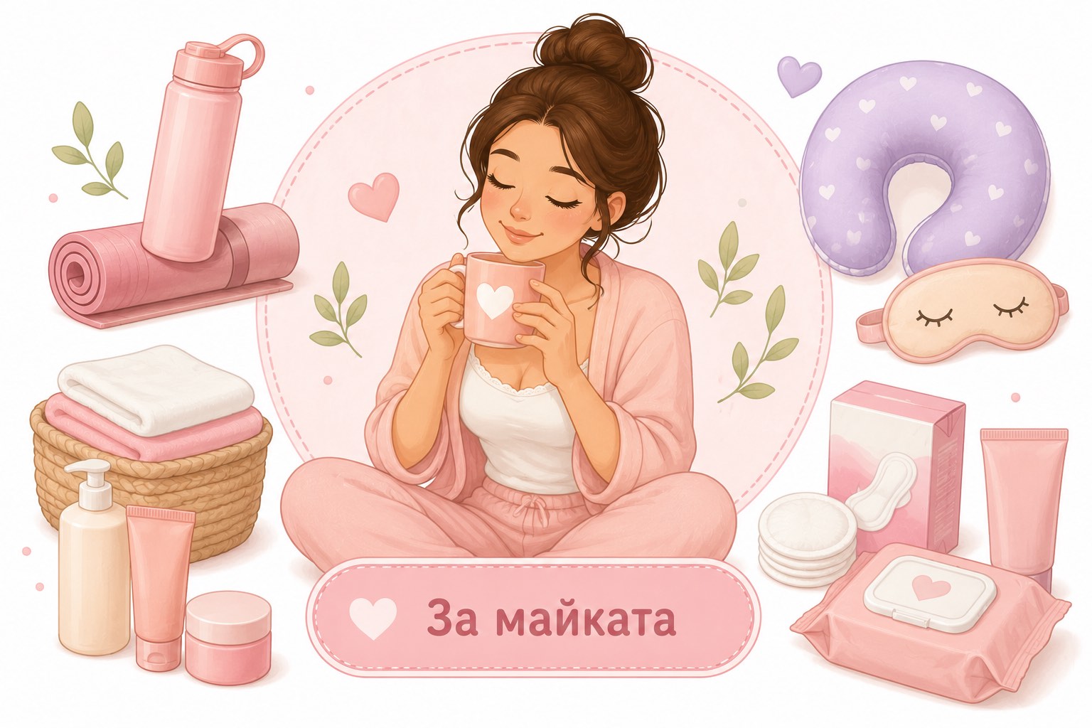 За майката