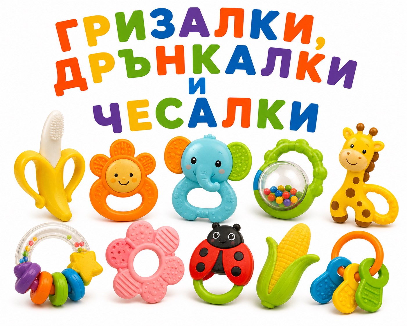 Гризалки, дрънкалки и чесалки