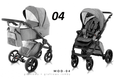 Milu Kids-Бебешка количка 2в1 Modern цвят:04