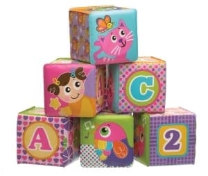 Playgro-Меки кубчета за игра розови