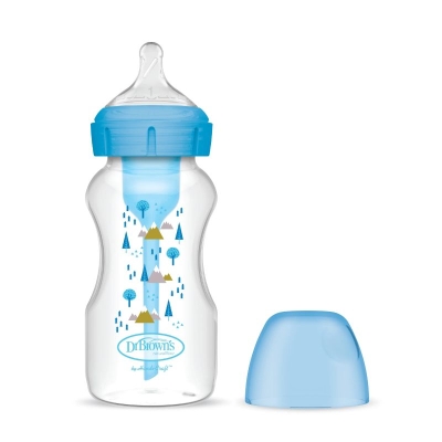 Бебешко шише Dr. Brown’s Options+ Anti-Colic Wide-Neck 270ml 