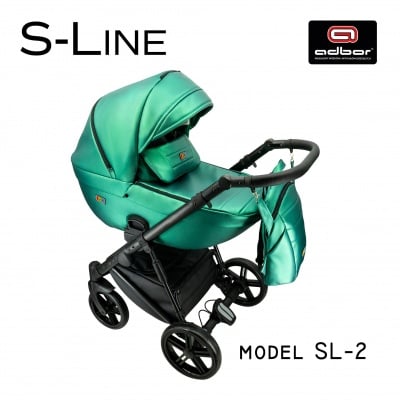 Adbor-бебешка количка 3в1 S-line eco:цвят SL-2