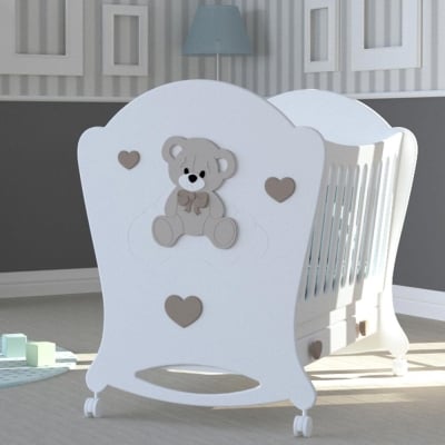 Bambino Casa-бебешко креватче MDF Coccolo tortora-капучино