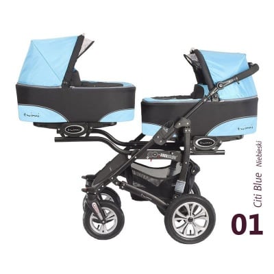 Бебешка количка за близнаци Twinni 2 в 1
