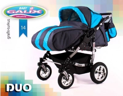 Бебешка количка за близнаци Duo цвят:14