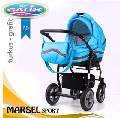 Бебешка количка 3в1 Marsel sport цвят 60