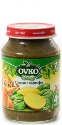 Ovko-Спанак с картофи 4м+ 190гр