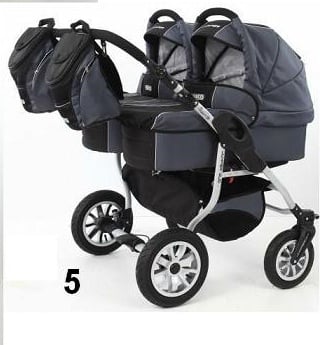Бебешка количка за близнаци Jumper duo 2в1 Tako