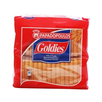 Papadopoulos-пшенични сухари Goldies 250гр