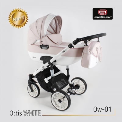Adbor-Бебешка количка 3в1 Zarra White цвят:01