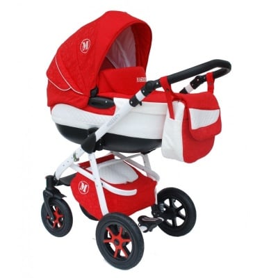 Бебешка количка 2в1 Maseratti цвят:червен