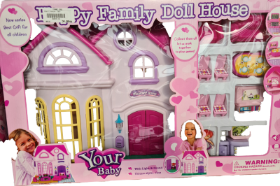 Къща за кукли Family Doll house със звуци и светлина