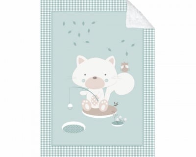 Kikka-boo-Меко бебешко одеяло с шерпа Polar Fisher 110/140см