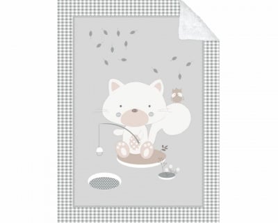 Kikka-boo-Меко бебешко одеяло с шерпа Polar Fisher 80/110см