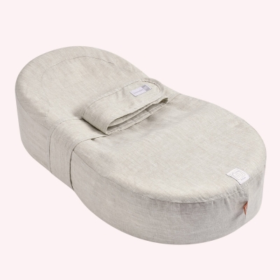 Анатомично гнездо Cocoonababy® Linen natural - основен изглед