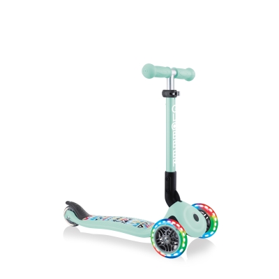 GLOBBER Тротинетка Globber Junior Fant. св. колела, Mint