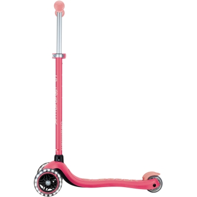 GLOBBER Тротинетка PRIMO PLUS GLOW LIGHTS, корал
