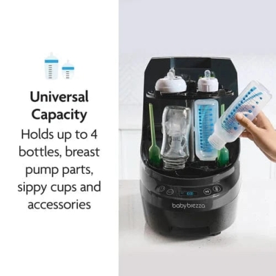 Baby Brezza - Машина за почистване на шишета Bottle Washer Pro All Black