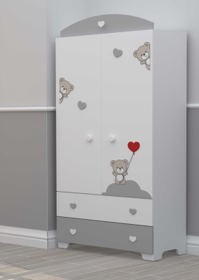 Bambino Casa- гардероб Tre Orsetti rosso