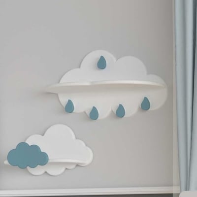 Рафт-закачалка облаче Bambino Casa Montessori Allegria Clody  син