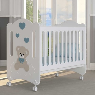 Bambino Casa-бебешко креватче MDF Coccolone blu-син