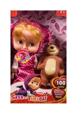 Детски комплект кукла Маша и Мечокът