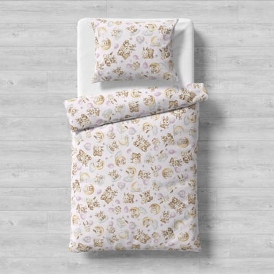 Galix-детски спален комплект Еленче§приятели 3 части, розов