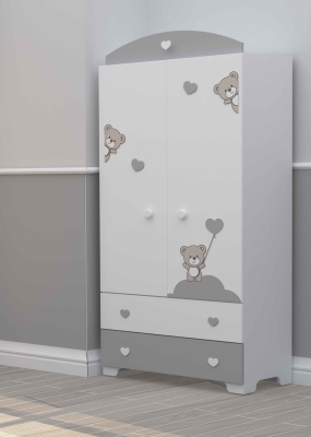 Bambino Casa- гардероб Tre Orsetti grigio