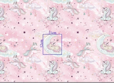 Galix-детски спален комплект Еднорог  3 части