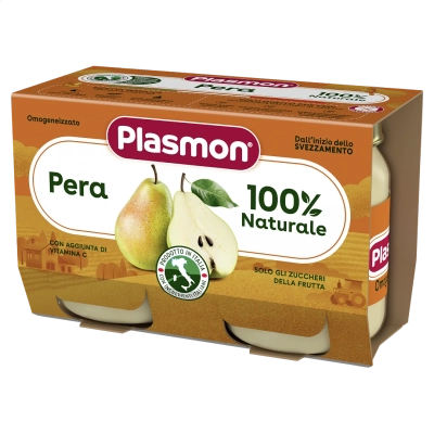 PLASMON Пюре Круша 6м. 2х80г