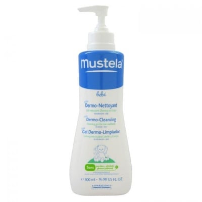 Mustela-Дермопочистващ гел за коса и тяло 500мл