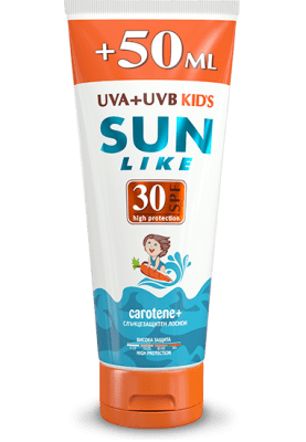 Sun like-Слънцезащитен лосион за деца SPF30+ 150ml