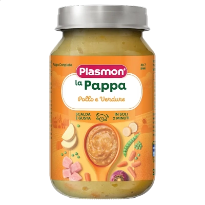 PLASMON Пюре Зеленчуци и пилешко месо 7м. 200г