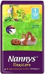 Nannys Flexicare Newborn mini 2-5кг 44бр