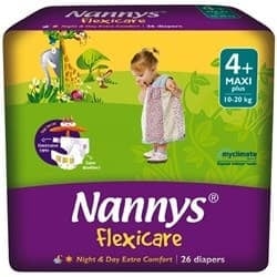 Nannys Flexicare maxi+ 10-20кг 26бр
