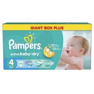 Pampers Active baby 4 Maxi 7-14кг 106бр