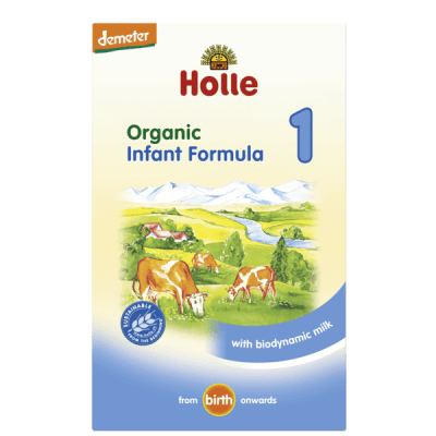 Holle-Био адаптирано мляко за кърмачета 0-6м 400гр