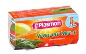 Plasmon-Пюре смес от зеленчуци 2х80гр 4м+